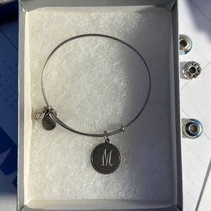 Alex and Ani M Charm bracelet